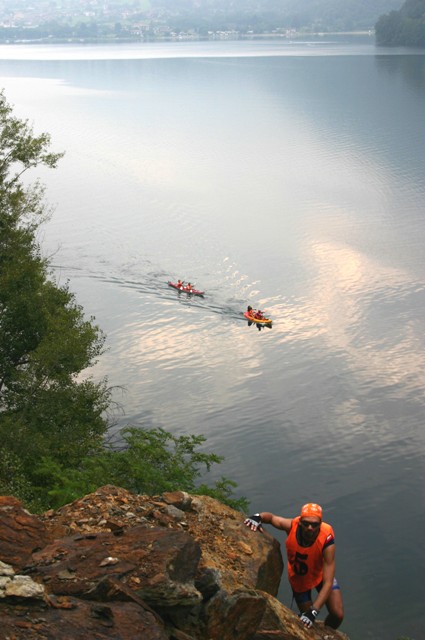 m6 raid colico arrampicata lago